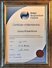BAcC certificate